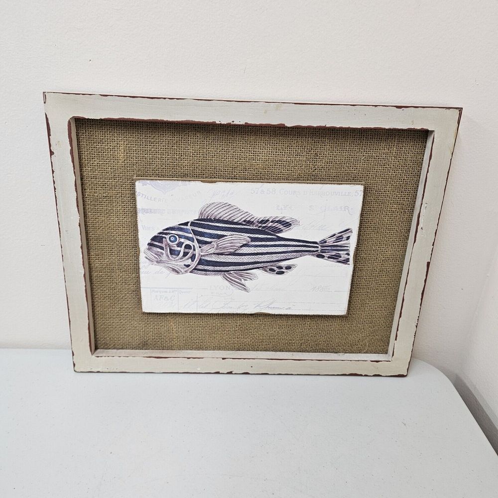 Tim Coffey Fish Art frame‎ Wall Art Rustic